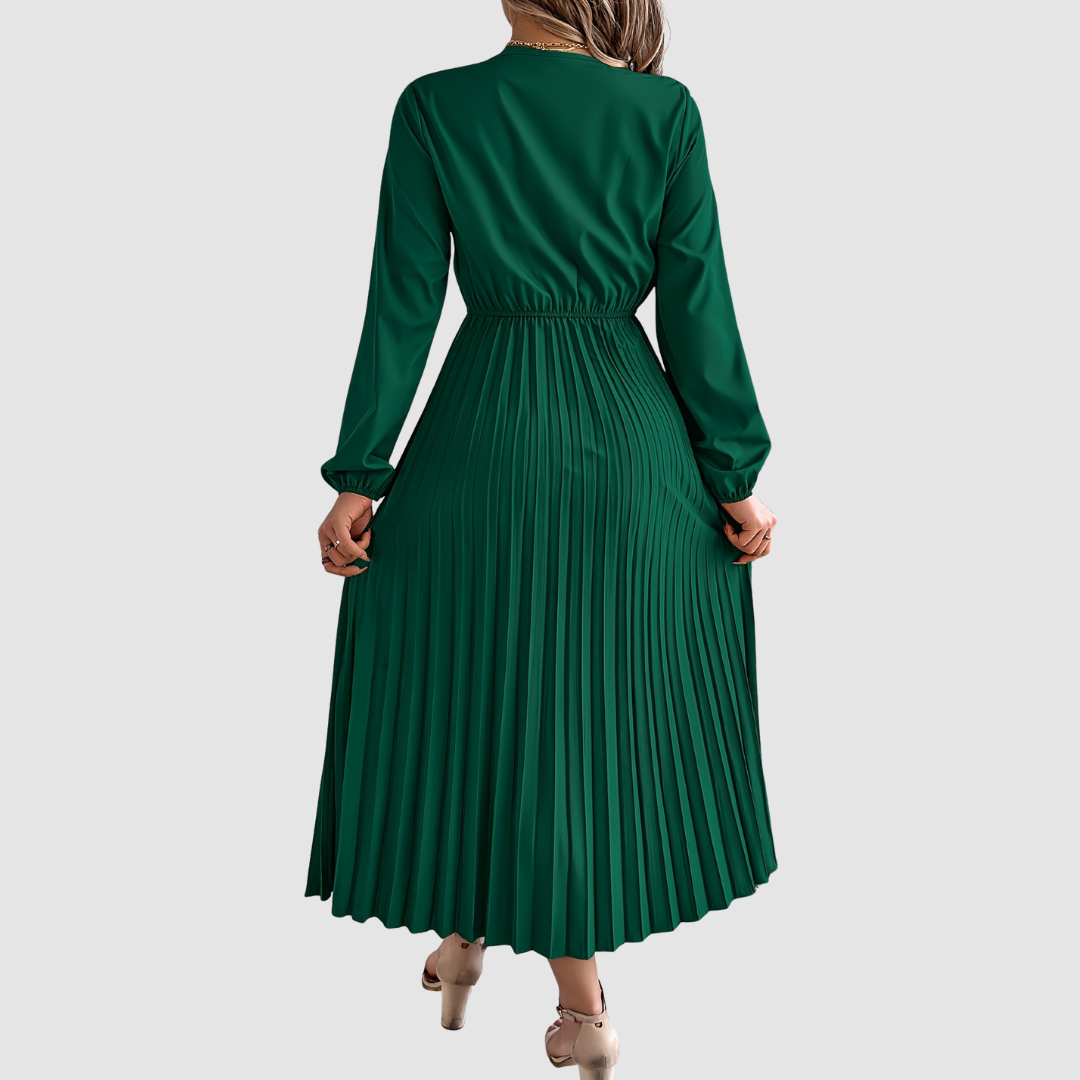 Rosalind - Lace V-Neck A-Line Dress