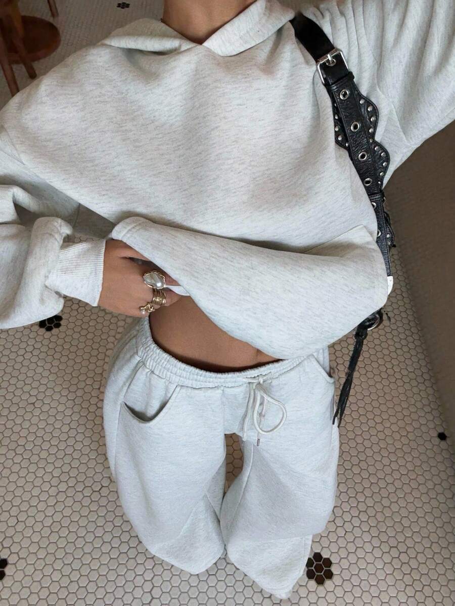 Women’s Thermal-Lined Hoodie & Sweatpants Set