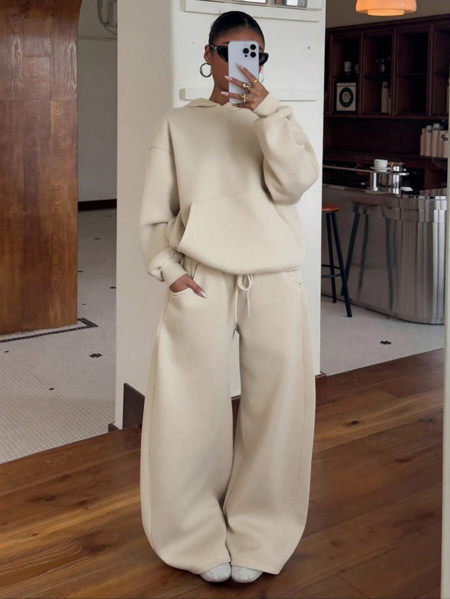 Women’s Thermal-Lined Hoodie & Sweatpants Set