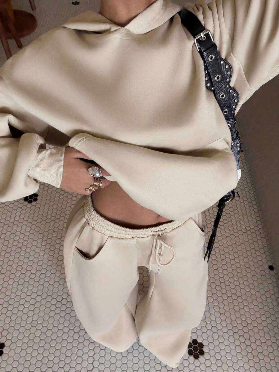 Women’s Thermal-Lined Hoodie & Sweatpants Set