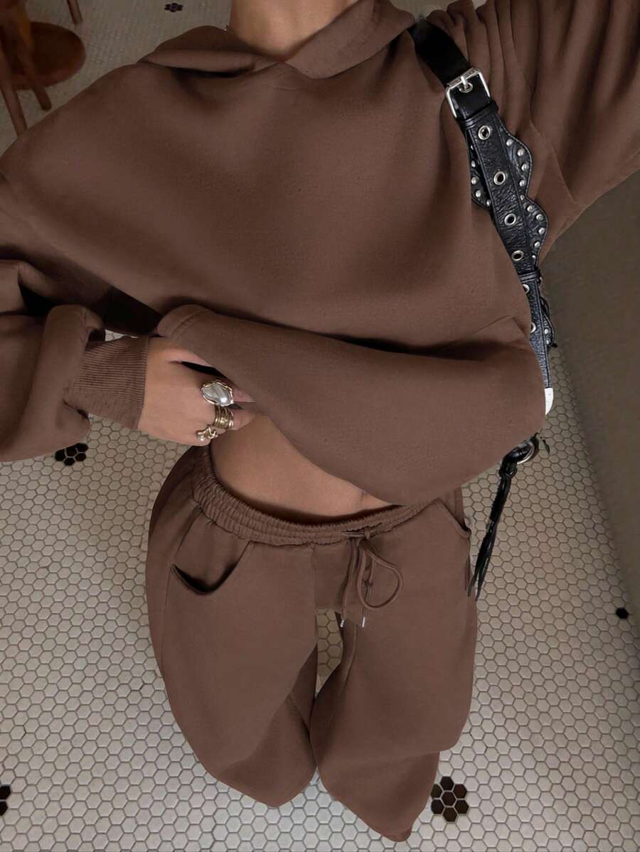 Women’s Thermal-Lined Hoodie & Sweatpants Set
