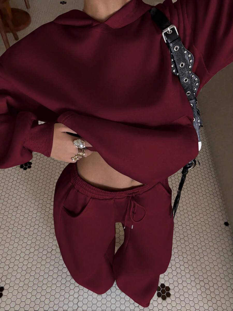 Women’s Thermal-Lined Hoodie & Sweatpants Set