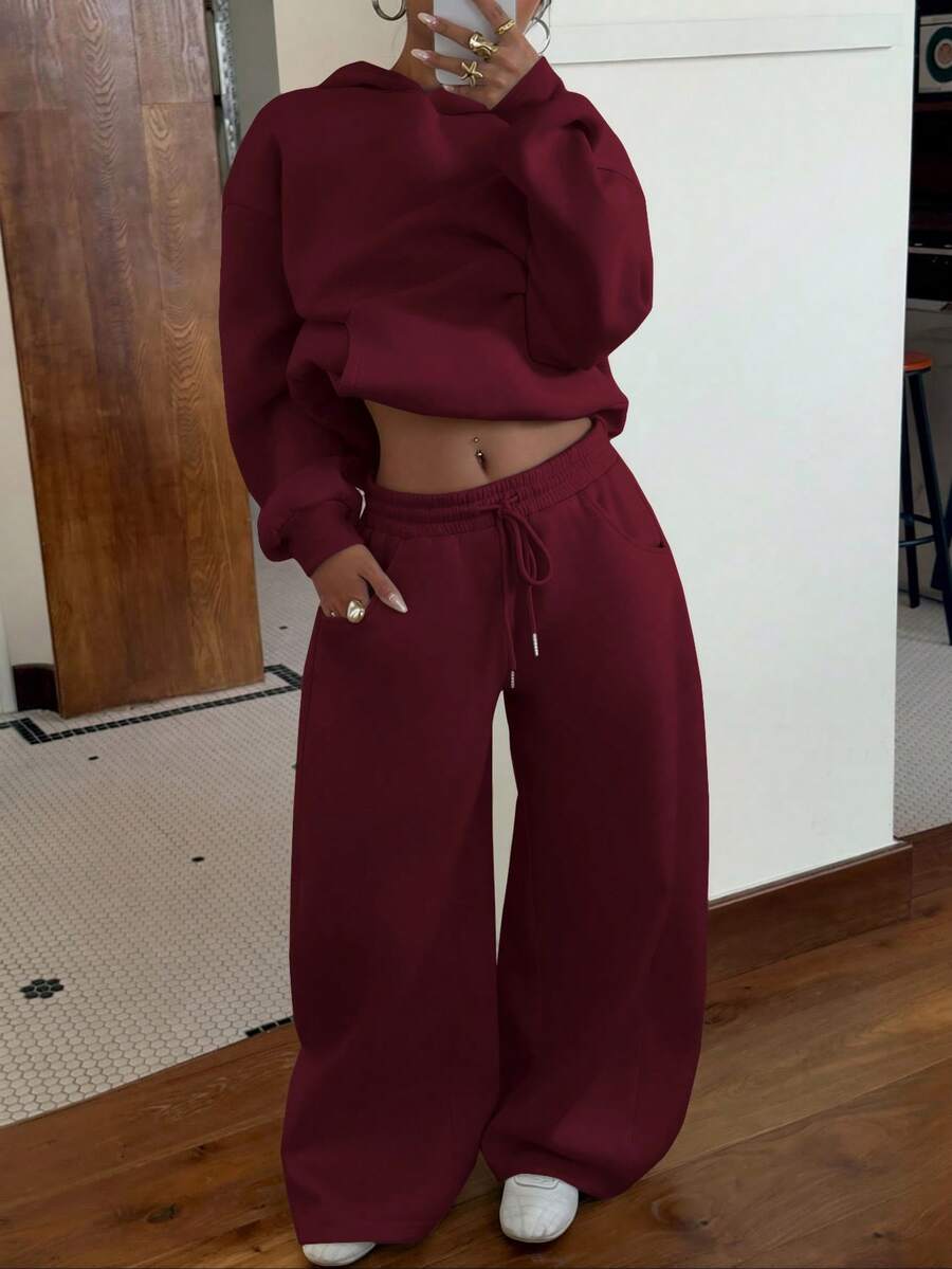 Women’s Thermal-Lined Hoodie & Sweatpants Set