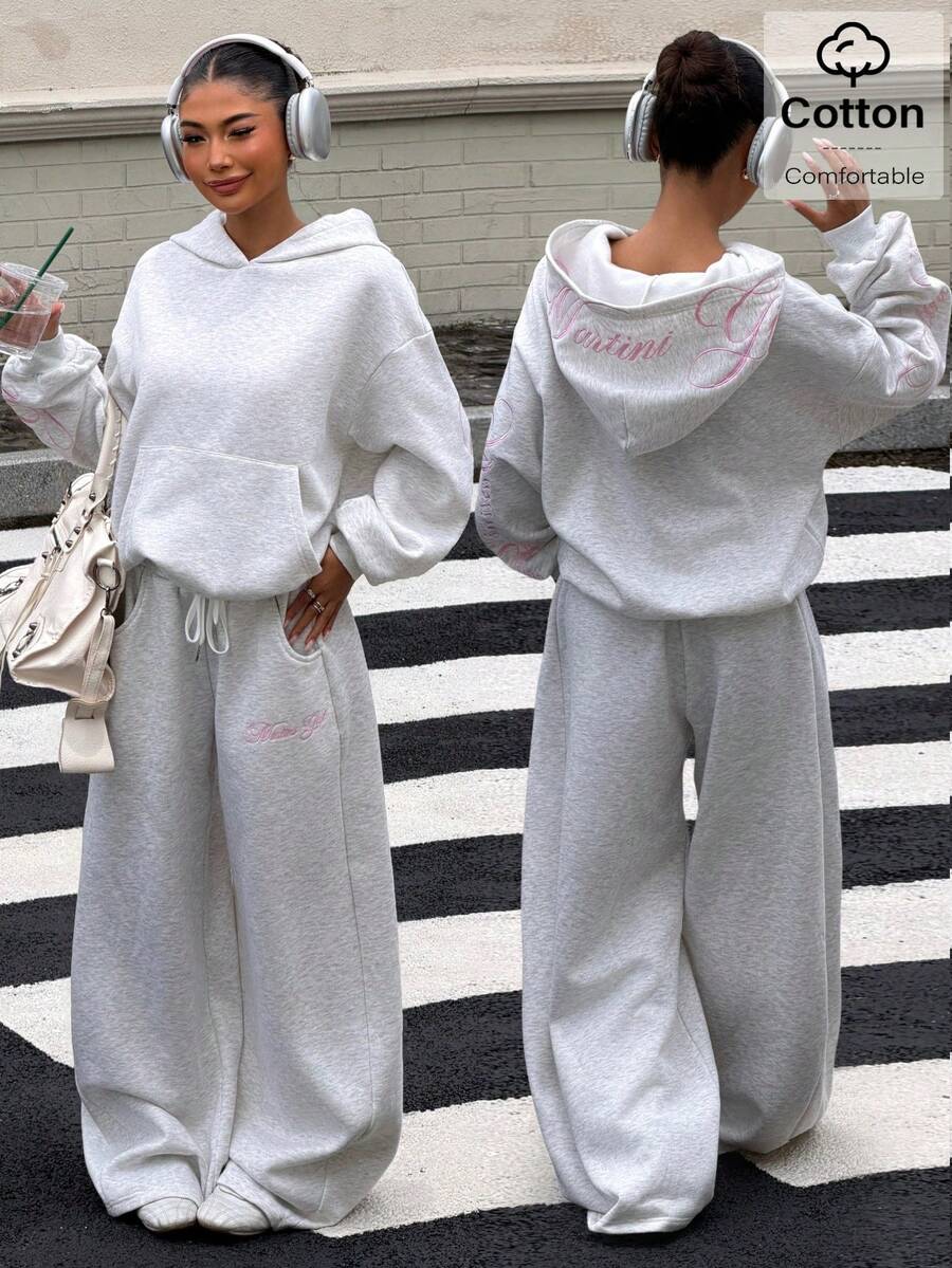 Women’s Thermal-Lined Hoodie & Sweatpants Set
