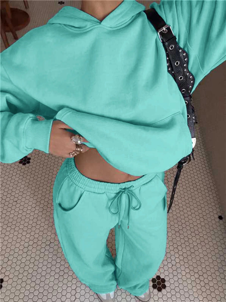 Women’s Thermal-Lined Hoodie & Sweatpants Set