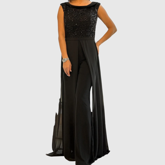 Zoraida - Stylish Sleeveless Jumpsuit Dress