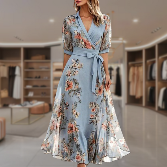 Aurora - Elegant Floral Dress