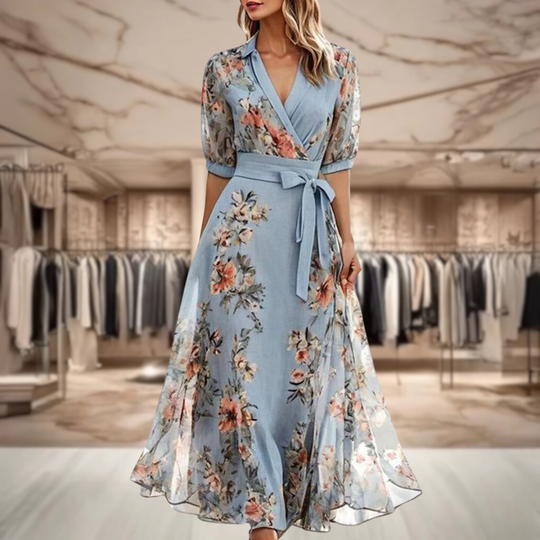 Aurora - Elegant Floral Dress
