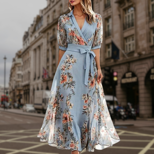 Aurora - Elegant Floral Dress