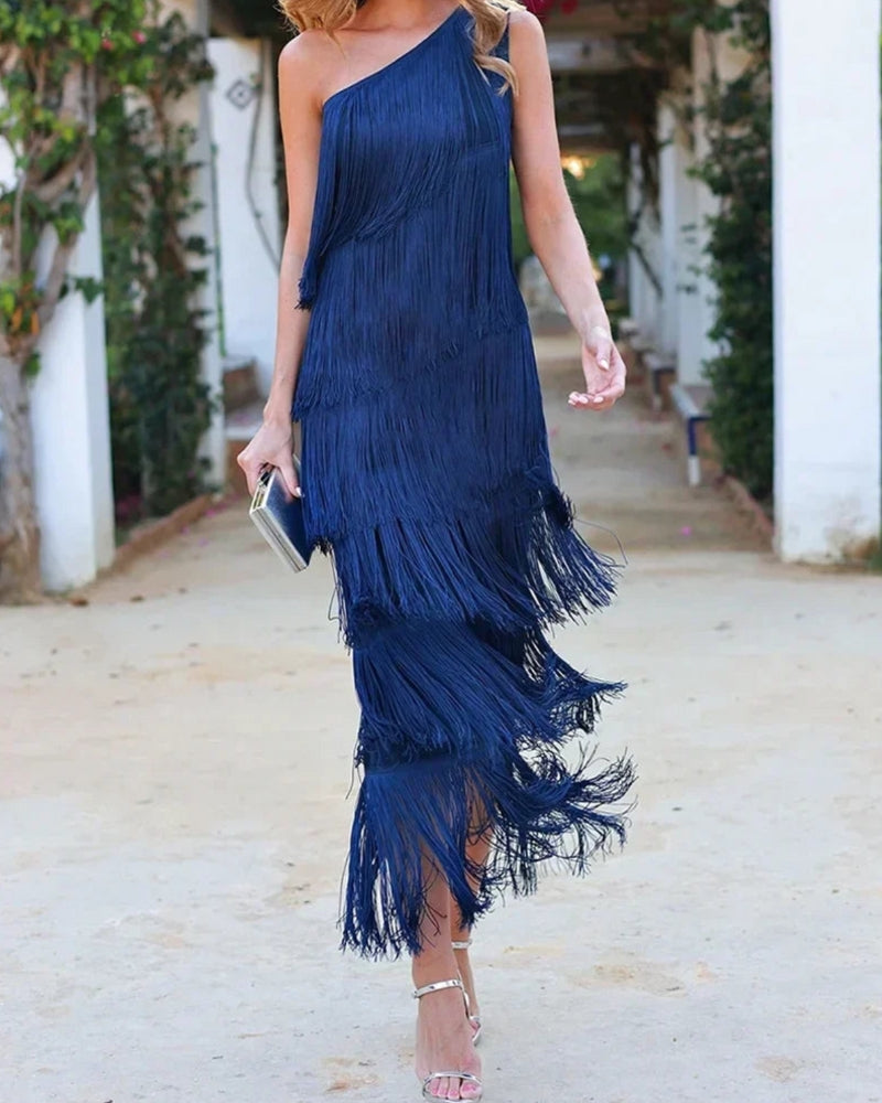 Lauren - Dress with fringes