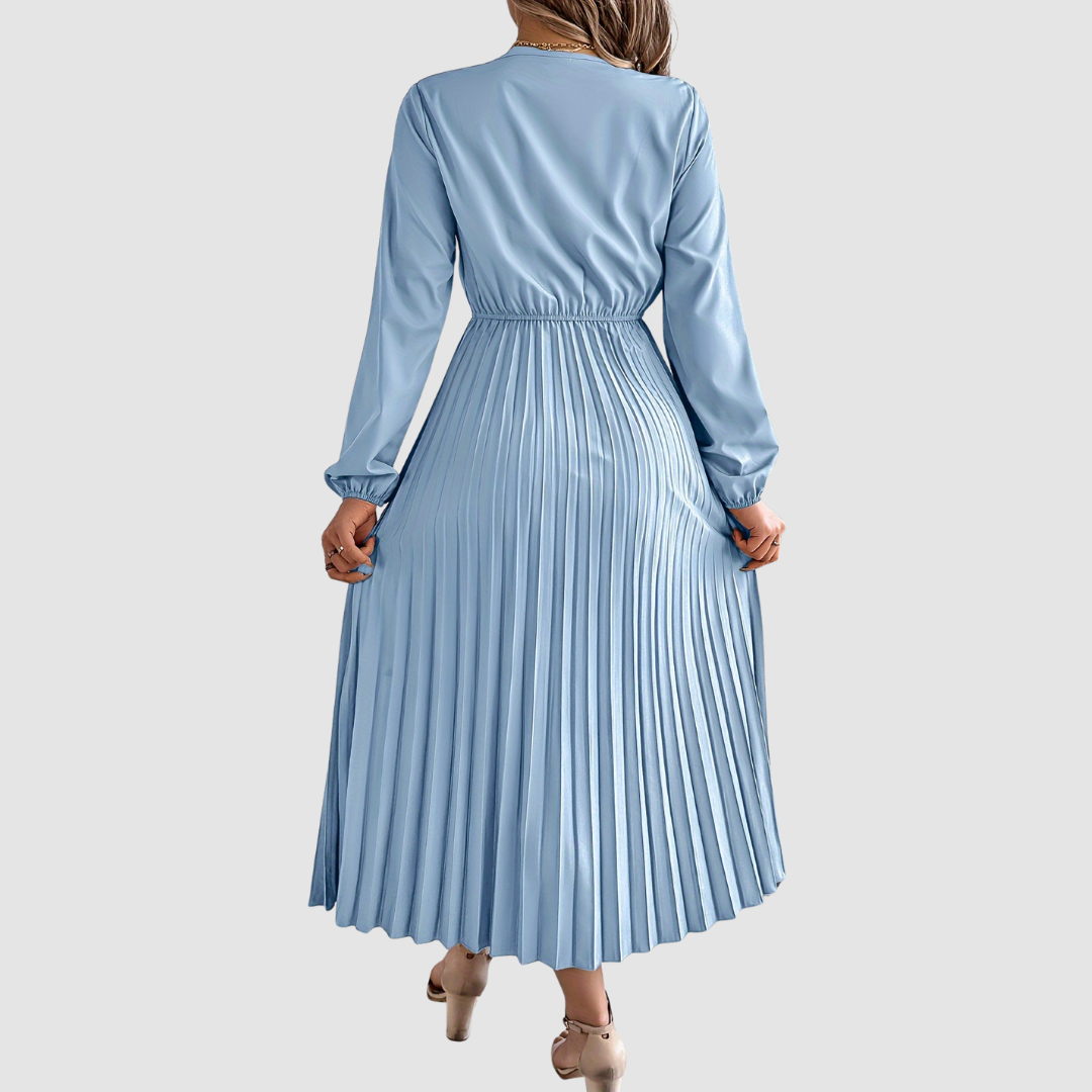 Rosalind - Lace V-Neck A-Line Dress