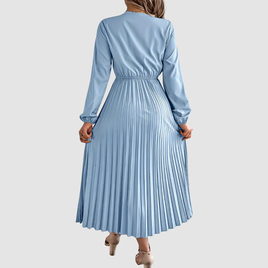 Rosalind - Lace V-Neck A-Line Dress