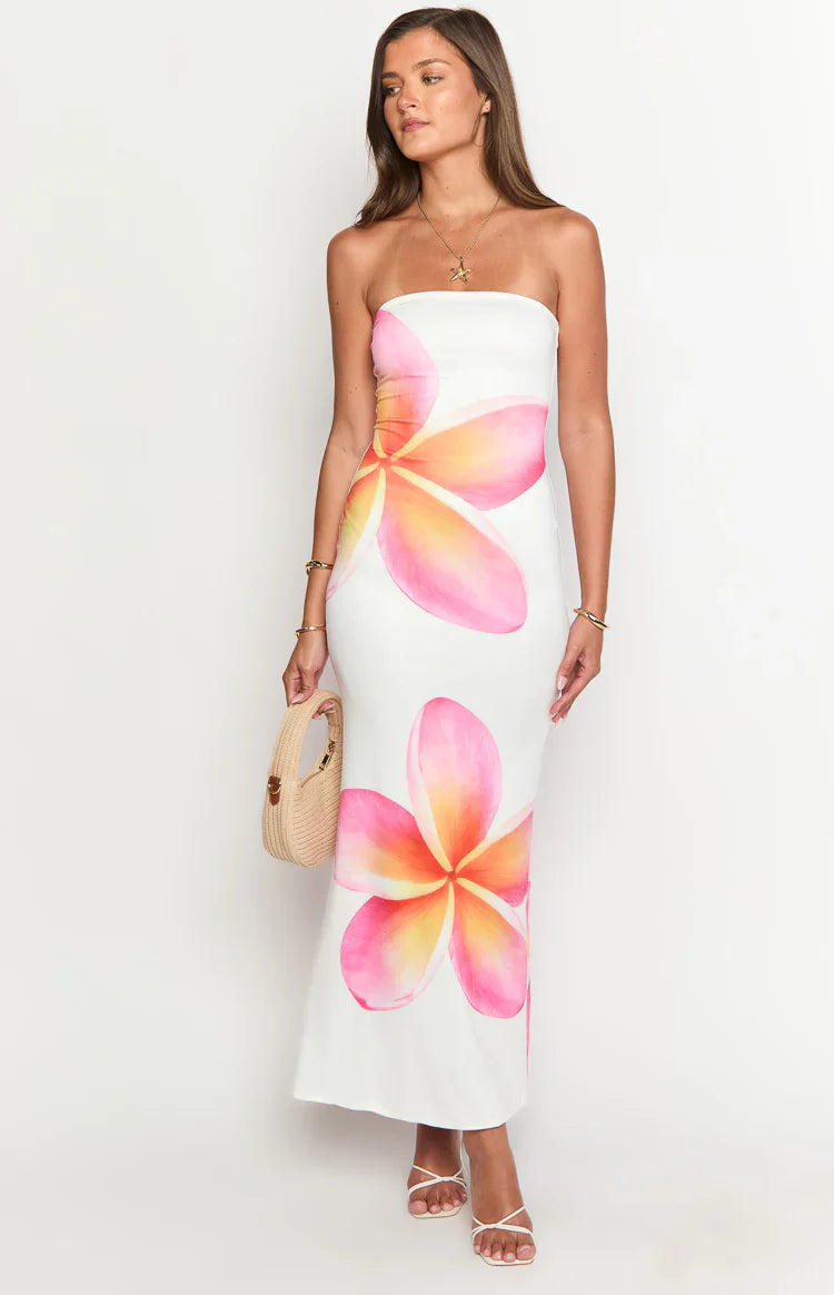 Arizona - Floral Mesh Maxi Dress