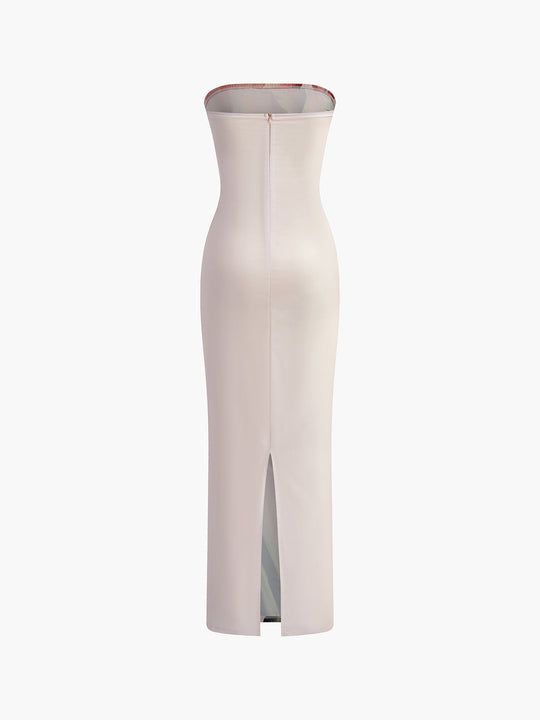 Olympia ™ | Floral Print Satin Dress