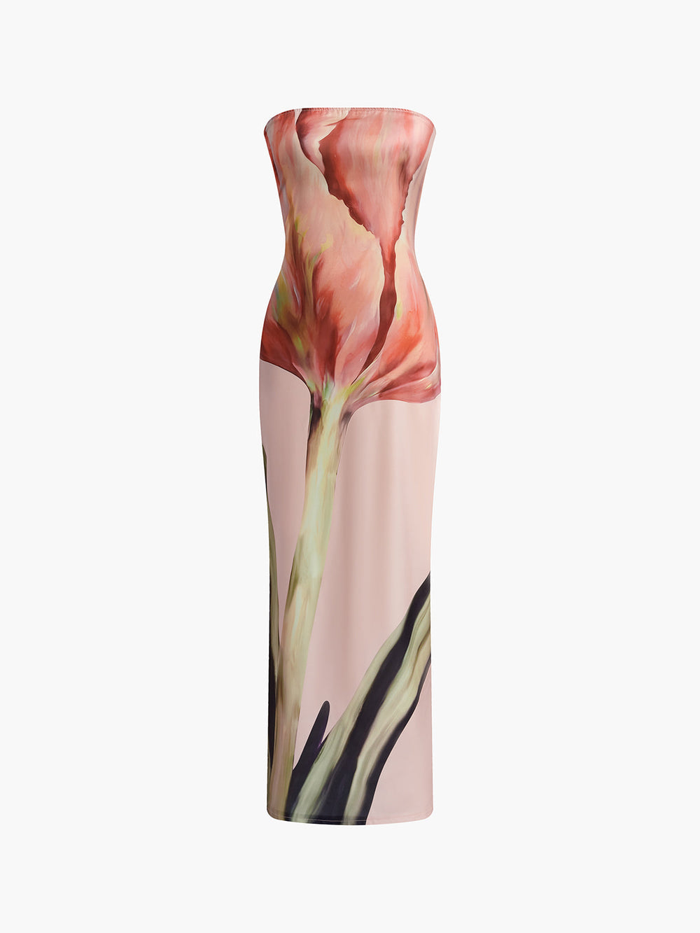 Olympia ™ | Floral Print Satin Dress