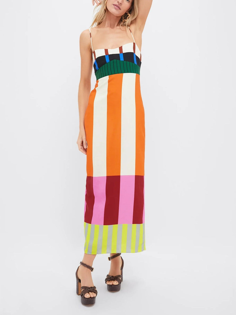 Elsa - Multicolor Maxi Dress