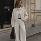Women's Suede Oversized Bomber Jacket