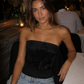 Women’s Beaded Strapless Corset Bustier Top for Party & Evening Wear