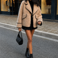 Women’s Teddy Jacket with Plush Texture for Winter & Casual Wear