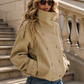 Women’s Double-Breasted Cropped Trench Coat with Heritage Detail for Autumn & Smart Casual Wear