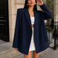 Women’s Striped Blazer with Tailored Fit