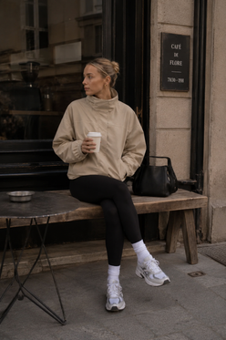 Women’s Red Turtleneck Zip-Up Jacket with Long Sleeves for Casual & Streetwear