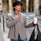 Women’s Lightweight Travel Blazer with Tailored Fit for Spring & Smart Casual Wear