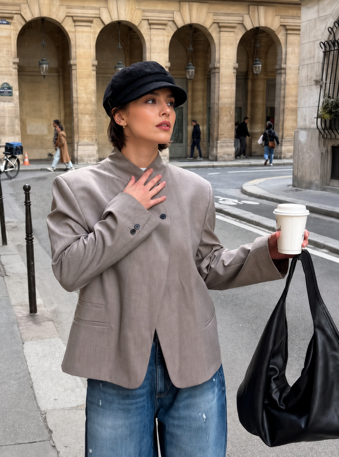 Women’s Lightweight Travel Blazer with Tailored Fit for Spring & Smart Casual Wear