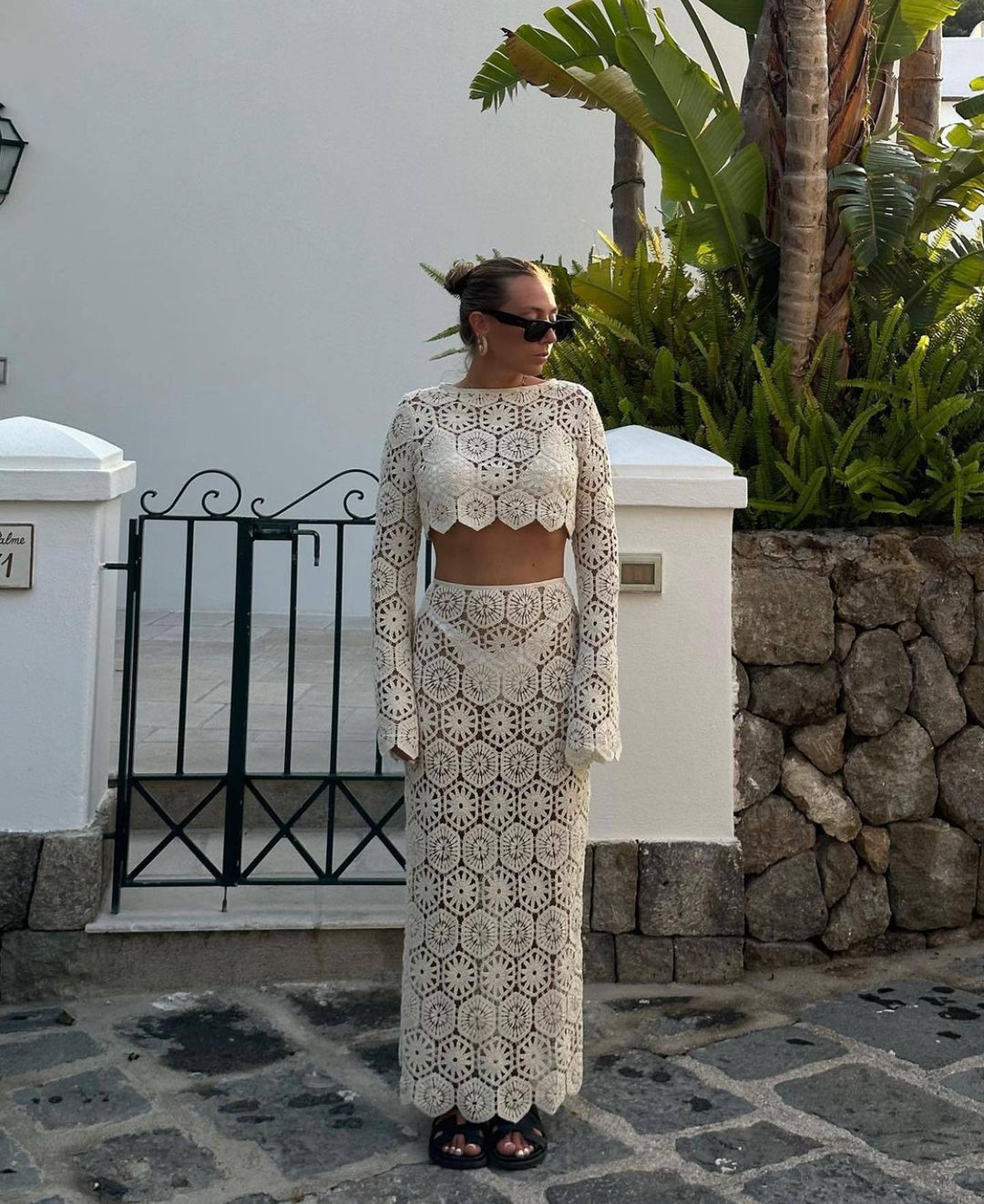Aubriella | Long Sleeve Wrap Set