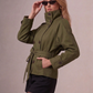 Women’s Short Belted Trench Coat with Waist Tie for Casual & Smart Wear