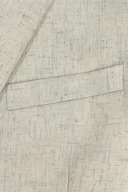 Close-up of a textured fabric with a geometric pattern