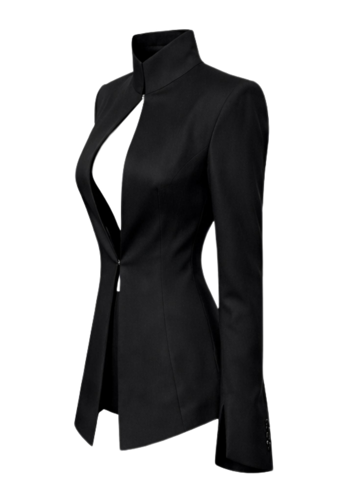 Women’s Sculpted Cut-Out Blazer with Tailored Silhouette