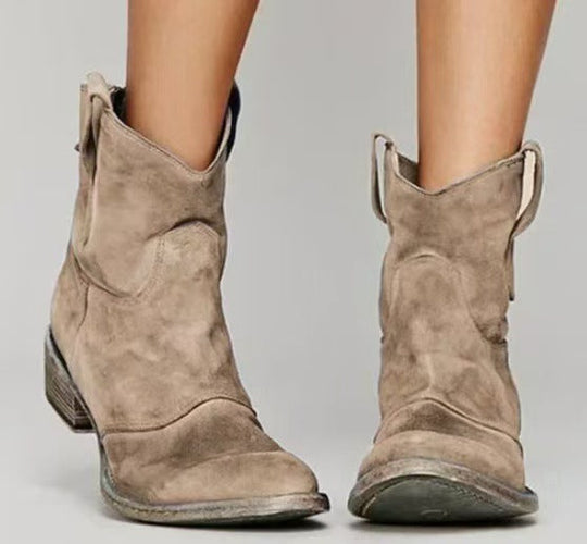 Sophie – Elegant Suede Ankle Boots