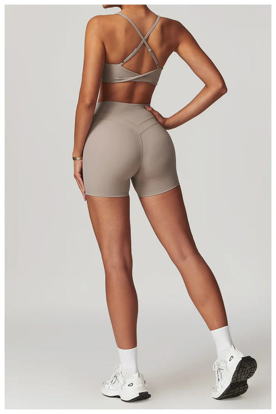 Miley Shorts Sports Bra Set