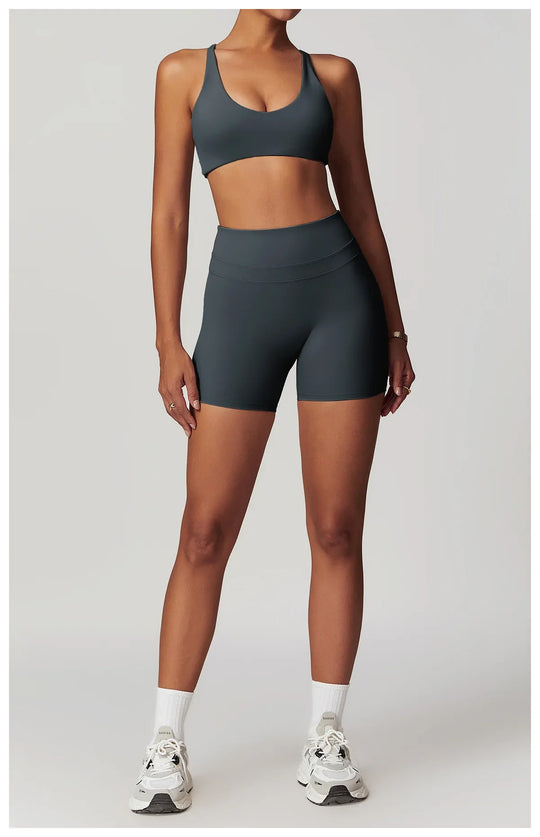 Miley Shorts Sports Bra Set