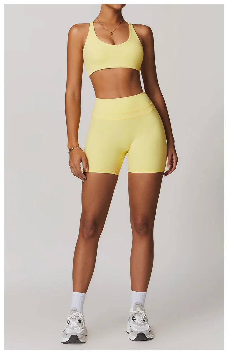 Miley Shorts Sports Bra Set