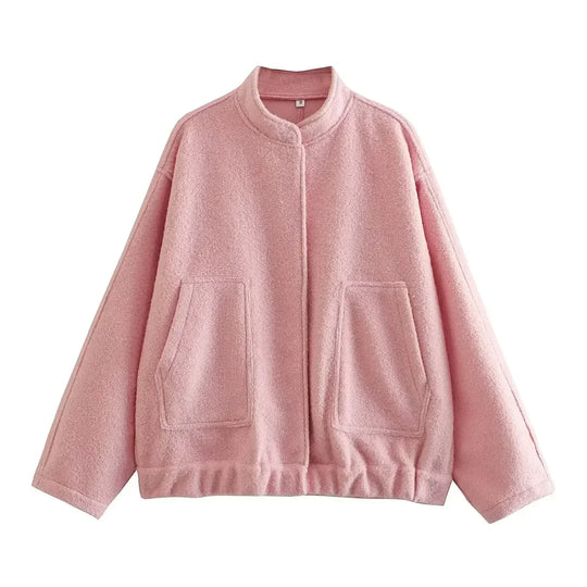 Barbara | Oversized Bomber Jacket