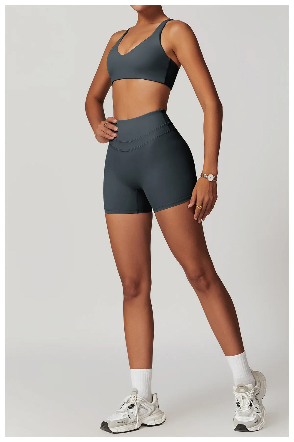 Miley Shorts Sports Bra Set