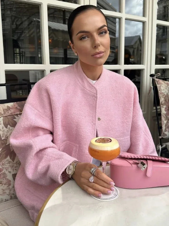 Barbara | Oversized Bomber Jacket