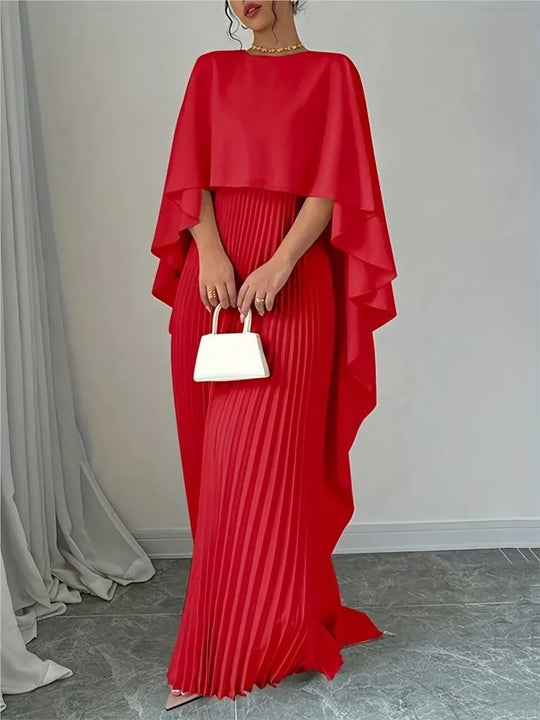 Char - Maxi Dress with Cape