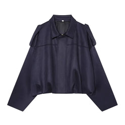 Women's Suede Oversized Bomber Jacket
