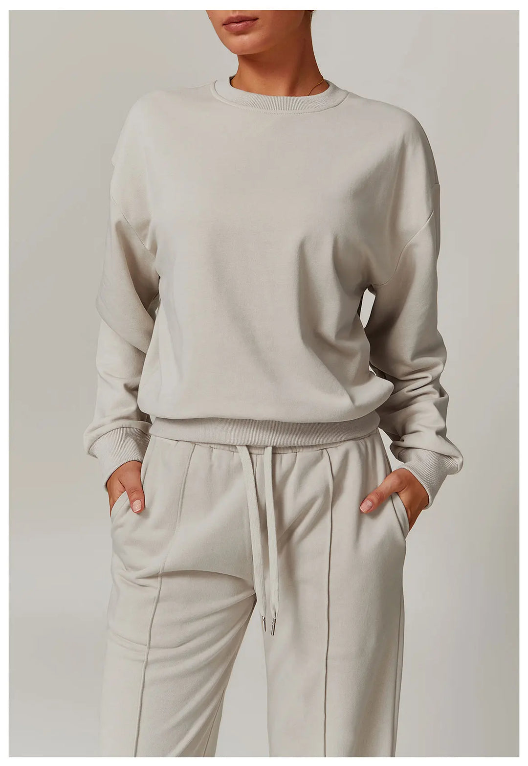 Autumn Round Neck Yoga Top