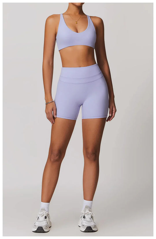 Miley Shorts Sports Bra Set