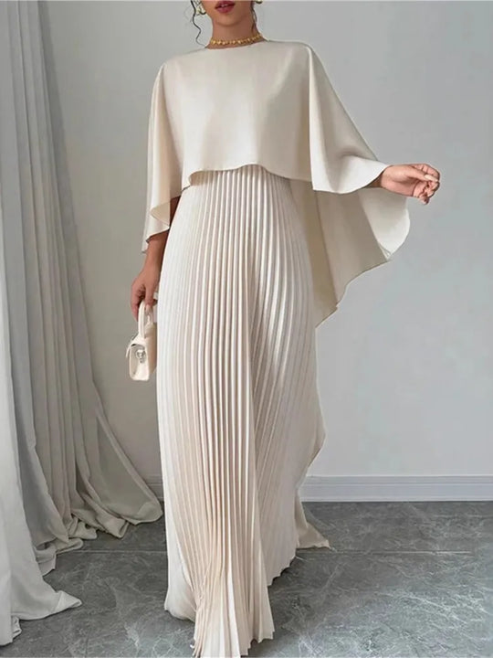 Char - Maxi Dress with Cape