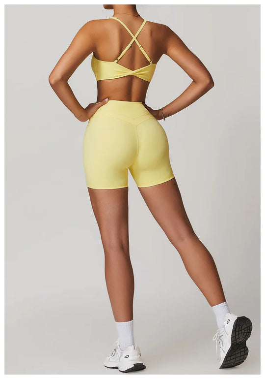 Miley Shorts Sports Bra Set