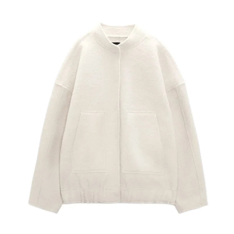 Barbara | Oversized Bomber Jacket