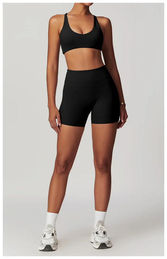 Miley Shorts Sports Bra Set