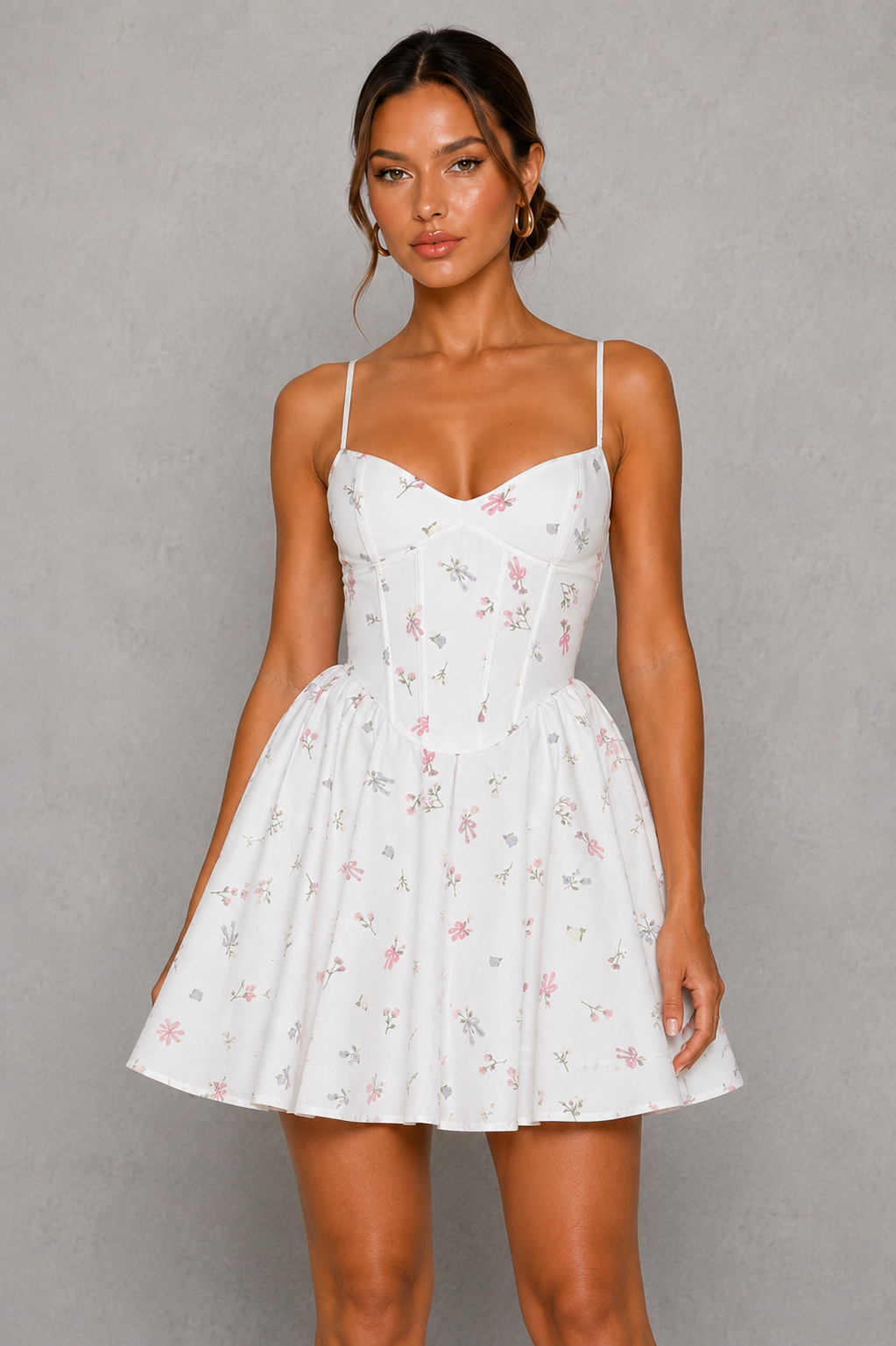 Women’s Corset Mini Dress with Sweetheart Neckline for Party & Occasion Wear