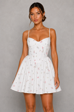Women’s Corset Mini Dress with Sweetheart Neckline for Party & Occasion Wear