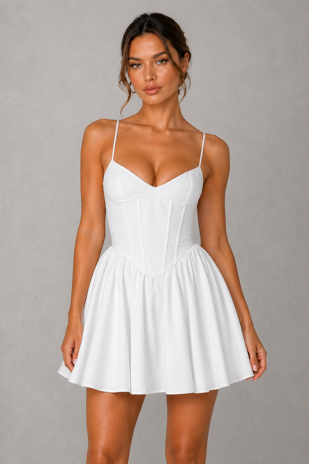 Women’s Corset Mini Dress with Sweetheart Neckline for Party & Occasion Wear